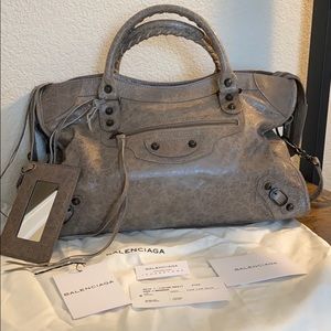 BALENCIAGA CITY Gris Poivre